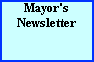 Mayor Newsletter